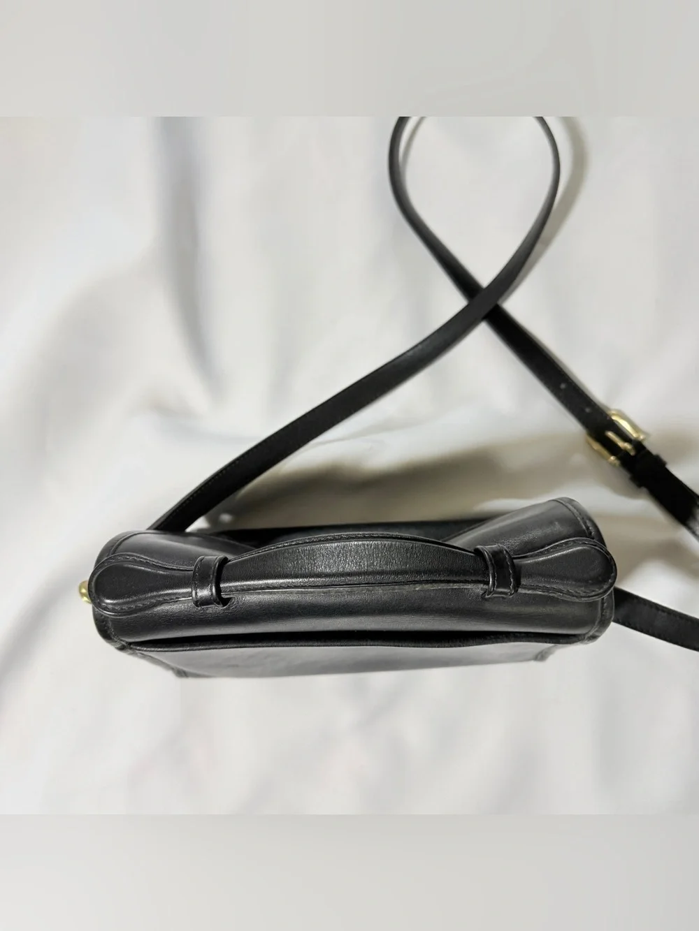 Vintage Coach Court Bag 9870 Black